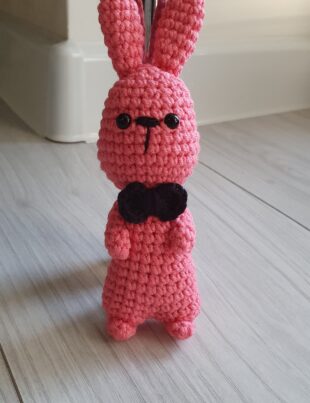 Crocheted small bunny