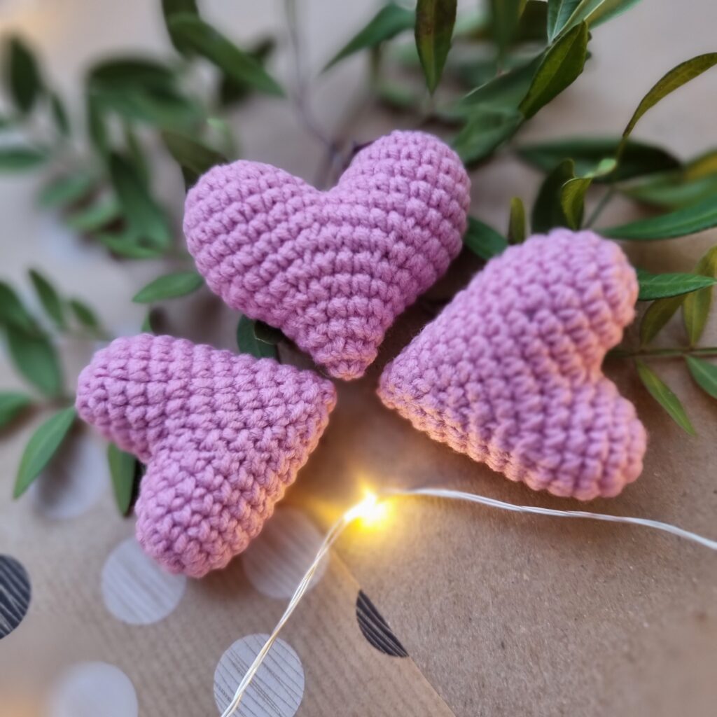 Crocheted heart