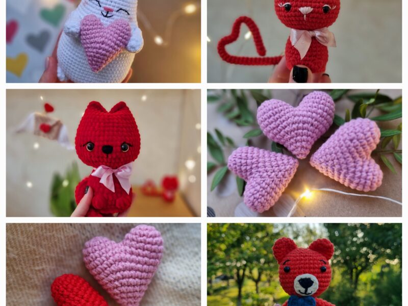 Valentine’s Day free crochet patterns